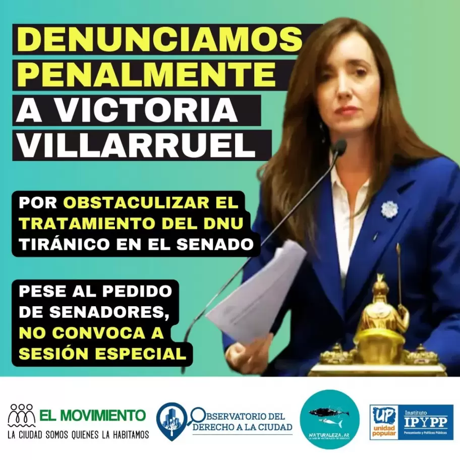 El Observatorio del Derecho de la Ciudad present una denuncia penal