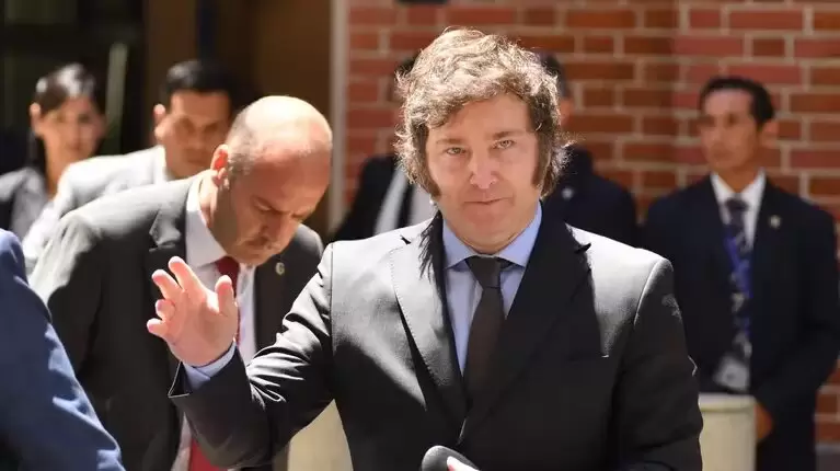 Javier Milei tuvo una reaccin desmedida y violenta contra los opositores de la UCR