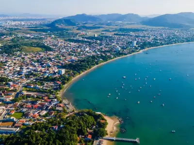 La ciudad de Penha, en Santa Catarina, al sur de Brasil.