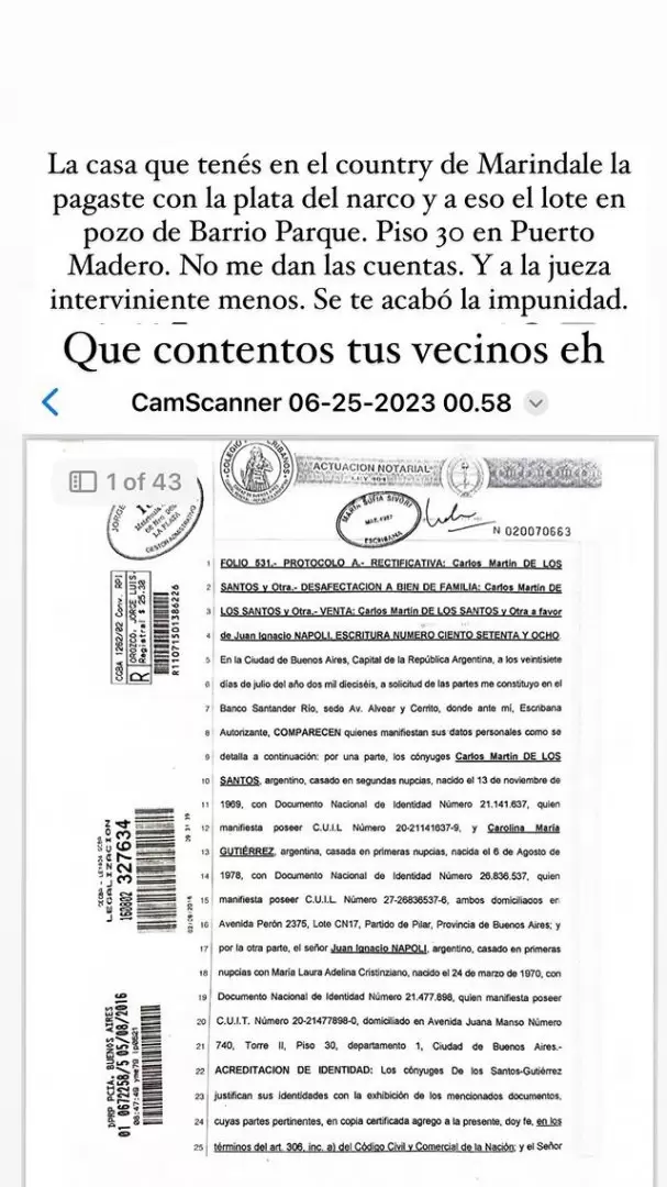 El 23 de octubre, Npoli insult y amenaz a su amante con matarla y "desfigurarle la cara".