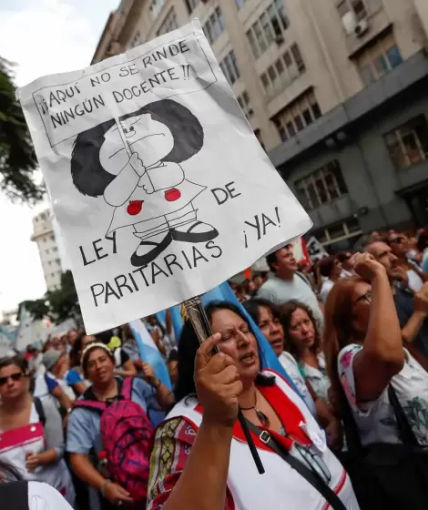 Docentes argentinos en lucha