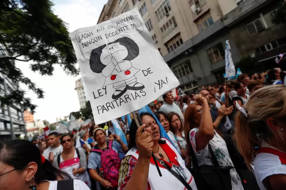 Docentes argentinos en lucha