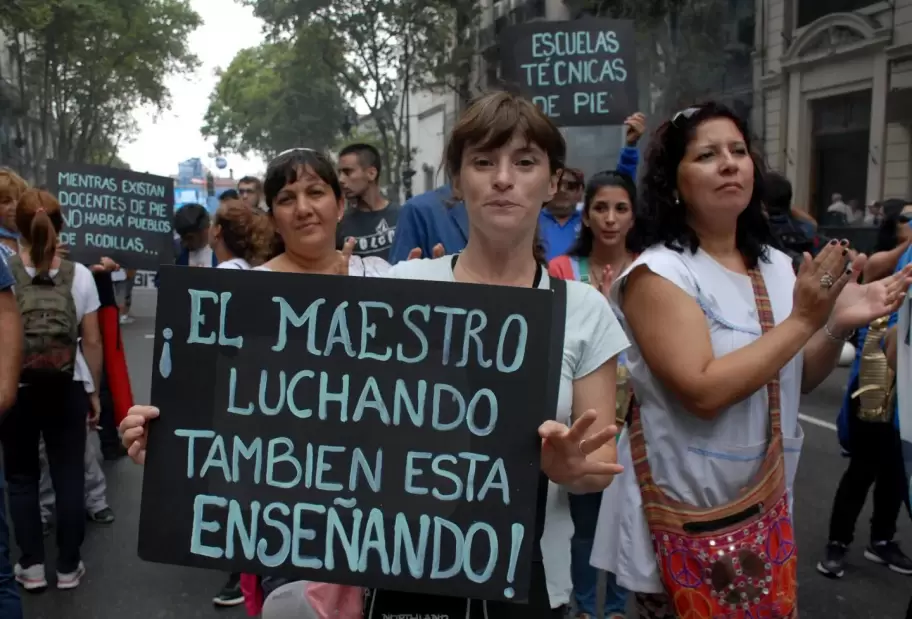 Docentes argentinos en lucha