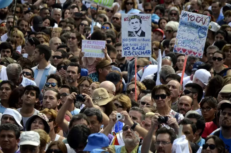 Docentes argentinos en lucha