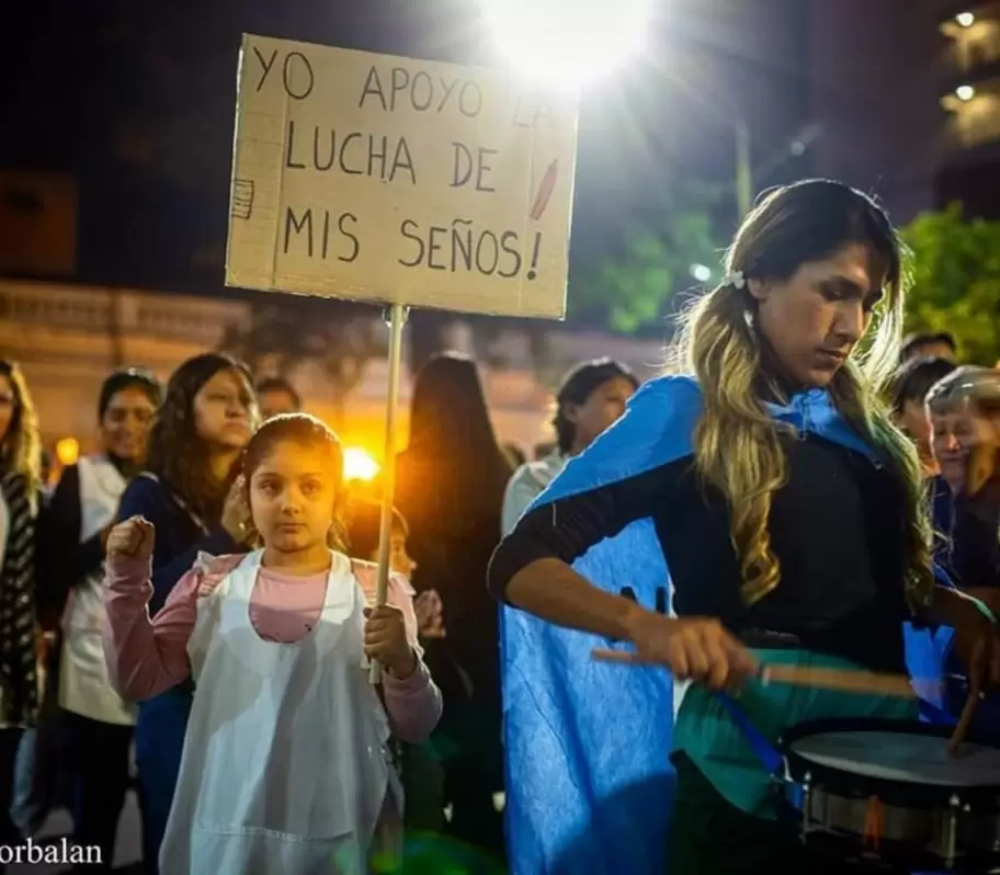 Docentes argentinos en lucha