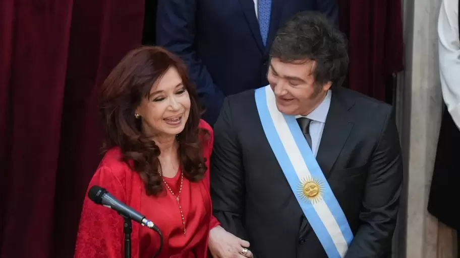 Cristina Kirchner y Javier Milei