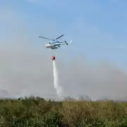 La Provincia de Buenos Aires extingui dos focos de fuego en las reservas de Punta Lara y Tornquist