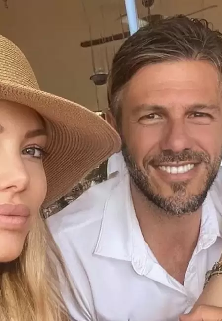 Evangelina Anderson y Martn Demichelis.