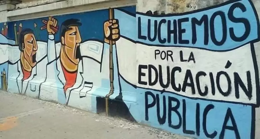 Lucha docente en argentina