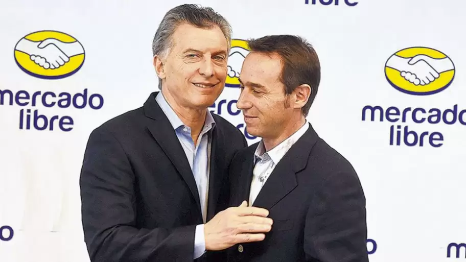 Mauricio Macri y Marcos Galperín