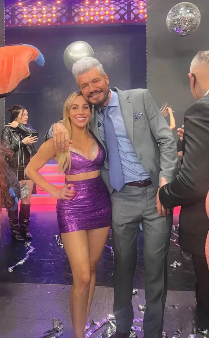 Eugenia Schlatter y Marcelo Tinelli