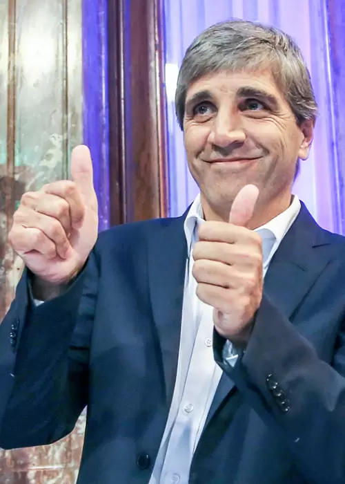 El ministro de Economa, Luis "Toto" Caputo.