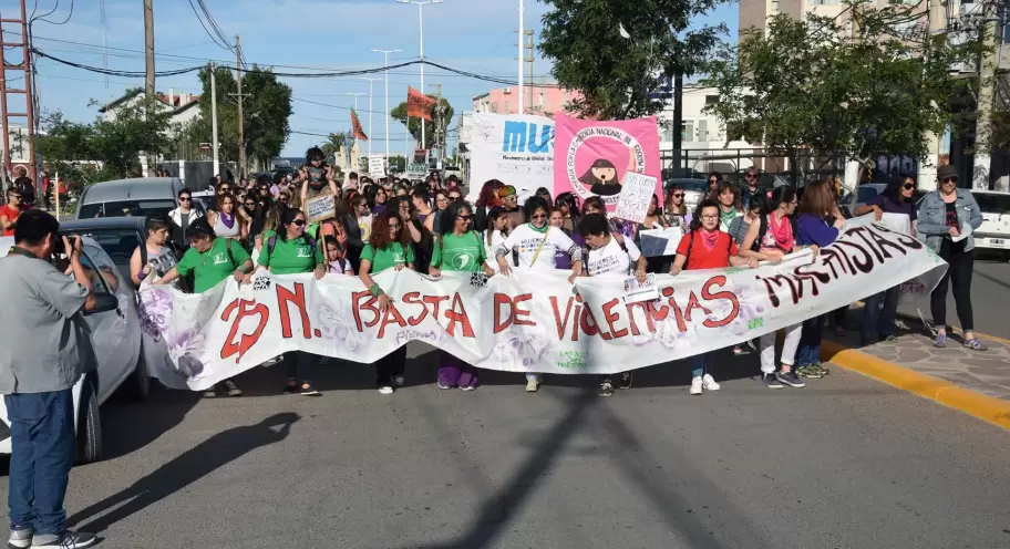 Puerto Madryn ya se ha pronunciado contra la violencia de gnero.