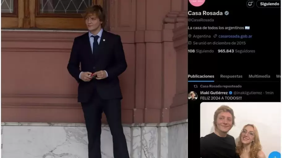 Iaki Gutirrez y la publicacin que lo habra expulsado de Casa Rosada