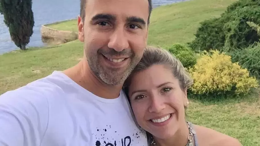 Federico Hoppe y Laurita Fernndez antes de su separacin en 2016.