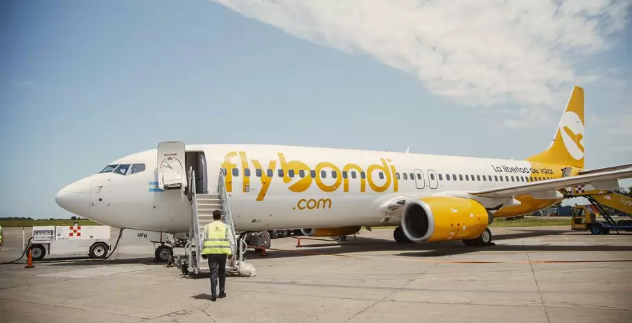 La única línea que funciona es Flybondi