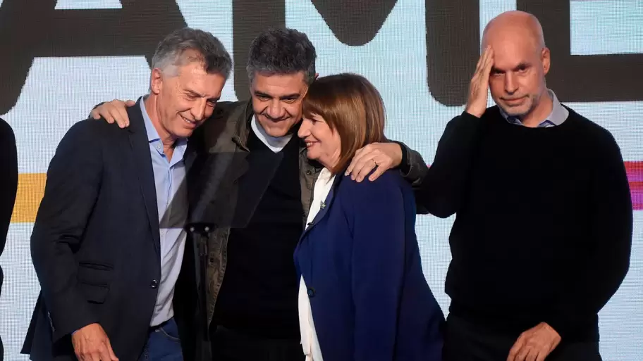 Mauricio y Jorge Macri, Bullrich y Larreta