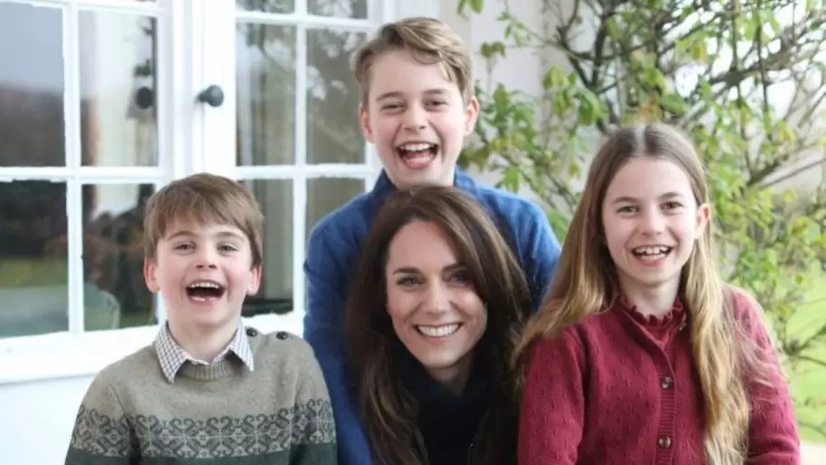 La foto de Kate y sus hijos