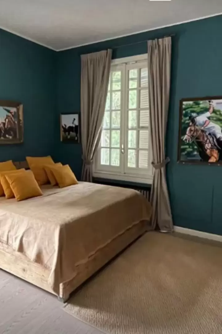 La habitacin de huspedes que decor Wanda para su familia en Miln.