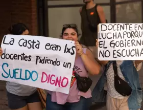 Docentes argentinas en lucha