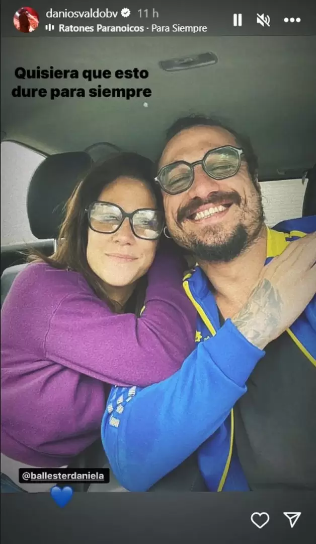 Daniel Osvaldo y Daniela Ballester estn separados
