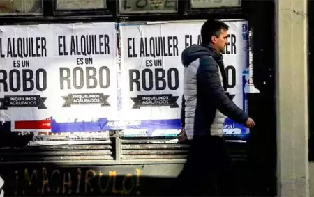 "El alquiler es un robo", una campaa publicitaria en la va pblica impulsada por Inquilinos Asociados