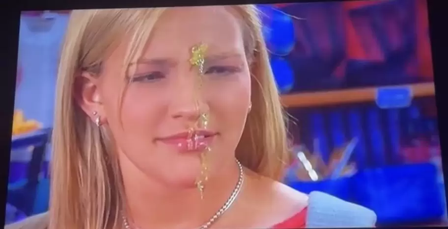 El rostro manchado de Jamie Lynn Spears en Nickelodeon, una de las escenas que ms llam la atencin.