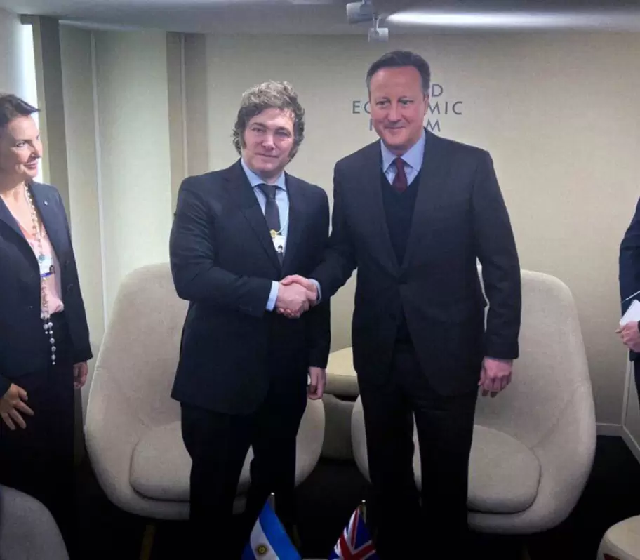 Javier Milei estrechando lazos geopolticos con David Cameron