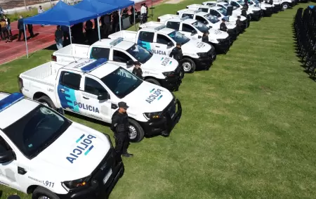 El municipio de La Matanza compr 40 nuevos patrulleros para reforzar la seguridad.