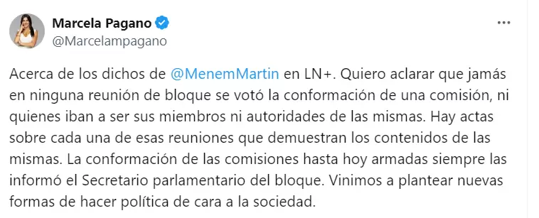 El demoledor tweet de Pagano