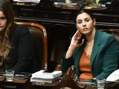 Roco Bonacci y Marcela Pagano en el Congreso.