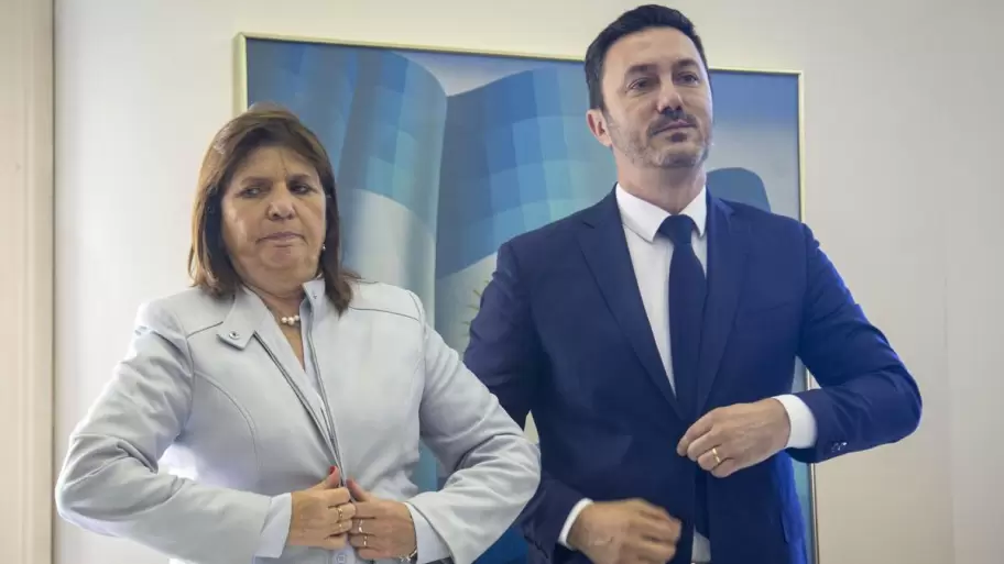 Patricia Bullrich y Luis Petri anunciaban su alineamiento a las Fuerzas del Cielo