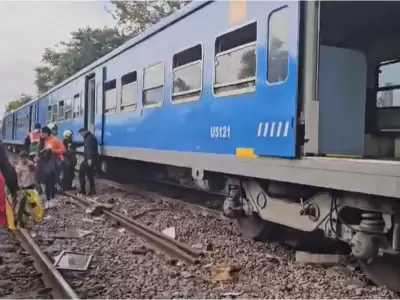 Choque en el tren San Martn