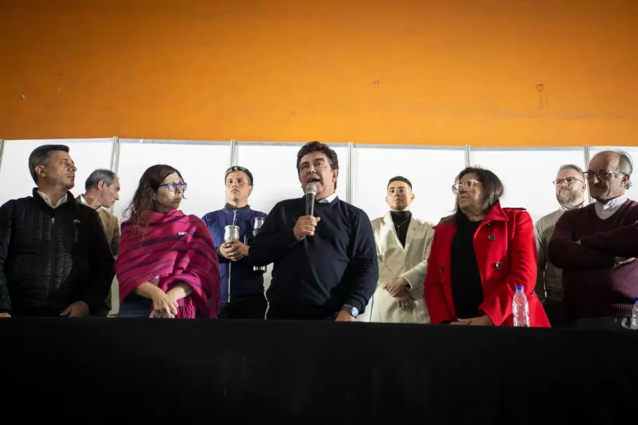 Fernando Espinoza encabez el acto