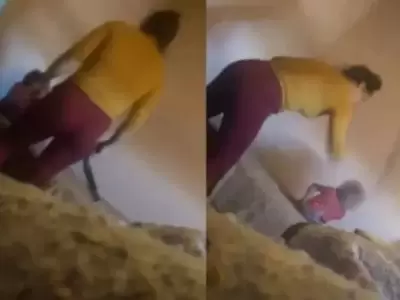 El video que muestra a Brenda Nicol vila Barrera golpeando con un cinturn a su hija de cuatro aos