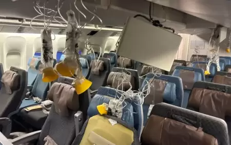 As qued el avin tras las turbulencias en el vuelo de Londres a Singapur