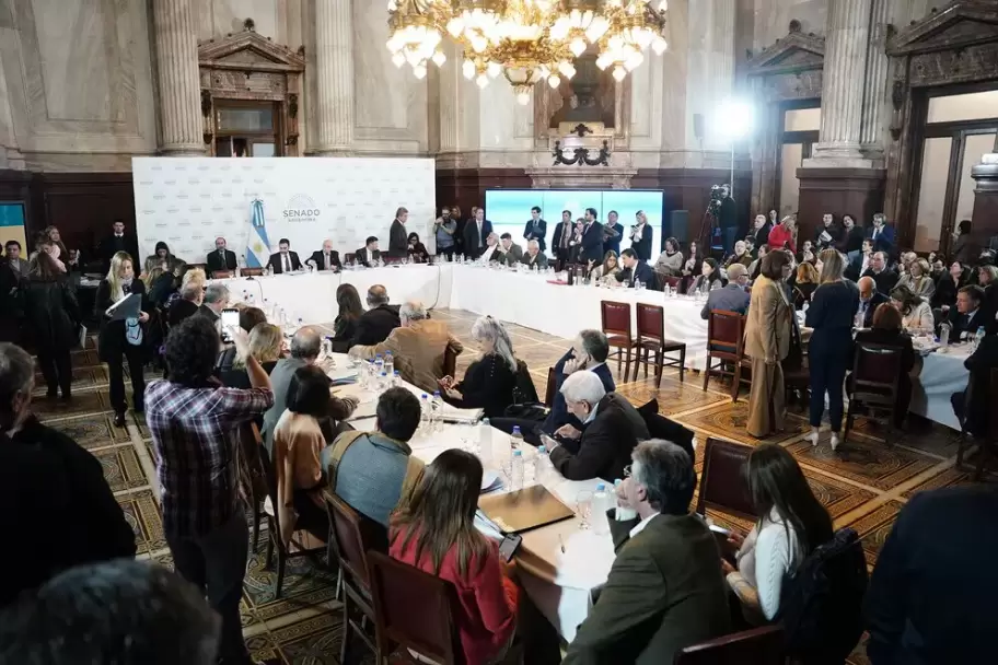 Arde la Cmara de Senadores