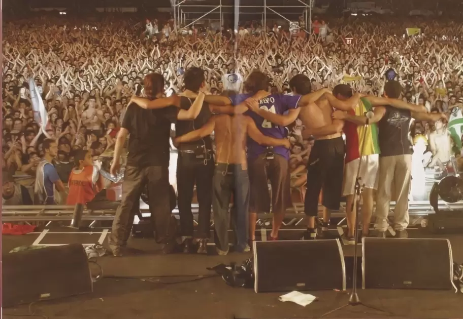 La despedida de Los Piojos en el estadio Monumental.