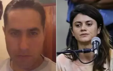 La vctima, Marcelo Amarfil y su asesina, Luciana Teresitas Bustos.