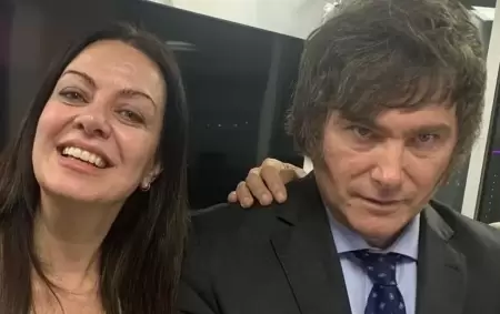 Javier Milei y Sandra Pettovello