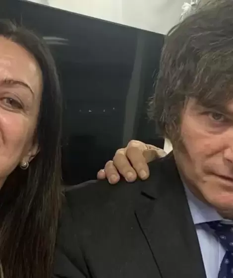 Javier Milei y Sandra Pettovello