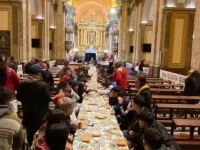 La Catedral Metropolitana abri sus puertas para dar de comer a personas en situacin de calle