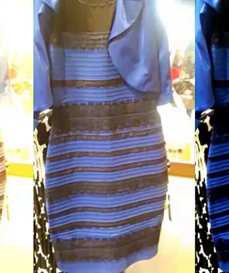 La foto del vestido que cambia de color que hizo popular al escocs Keir Johnston