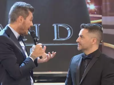 Marcelo Tinelli y ngel de Brito.