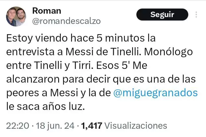 La entrevista de Tinelli a Messi que no sali del todo bien.