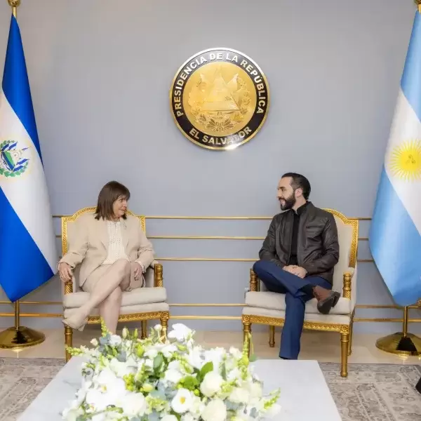 Patricia Bullrich y Nayib Bukele