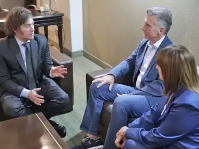 Javier Milei junto a Mauricio Macri y Patricia Bullrich