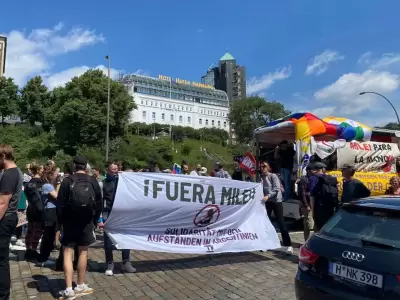 Protestas contra Milei en Alemania