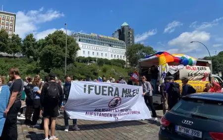 Protestas contra Milei en Alemania