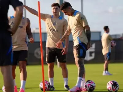 Entrenamiento de la Seleccin argentina